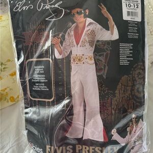 Rubie's Elvis Presley Costume with Gold and White
